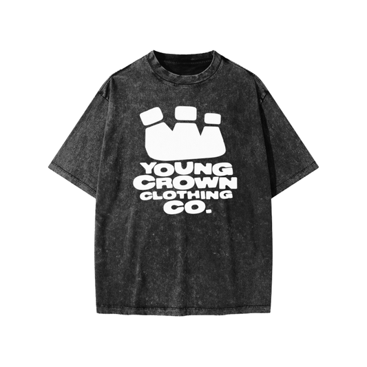 The Young Crown Signature Vintage Washed T-Shirt (Youth)