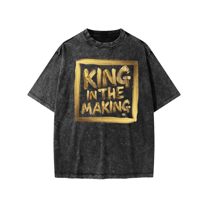 King in the Making Vintage Washed T-Shirt (Youth)