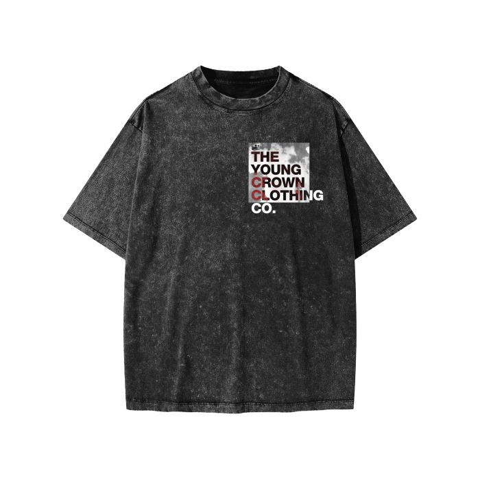 Sky is the Limit Vintage Washed T-Shirt (Youth) Black/Red