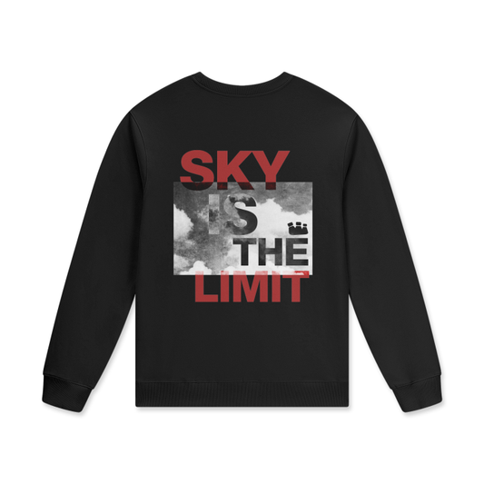 Sky is the Limit Sweatshirt (Unisex Adult) Black